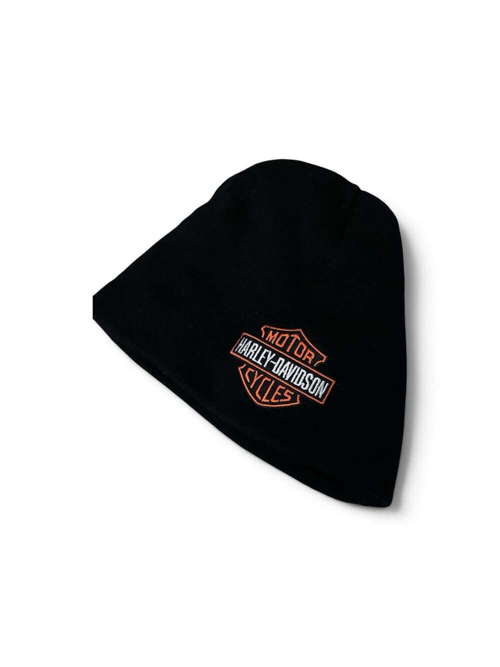 Harley-Davidson Men's Embroidered Bar & Shield Knit Beanie Cap, Black
